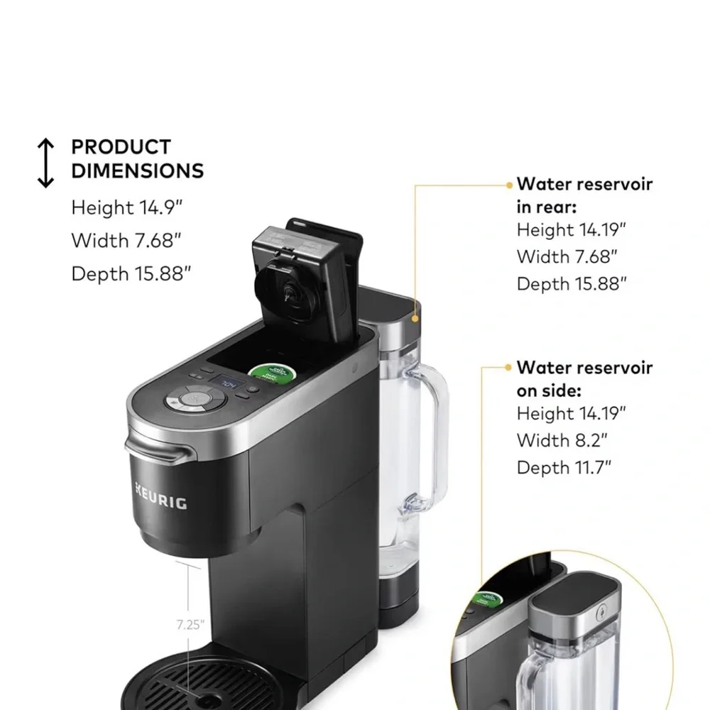 Keurig Black and Silver Coffee Maker - Picture 10 of 16